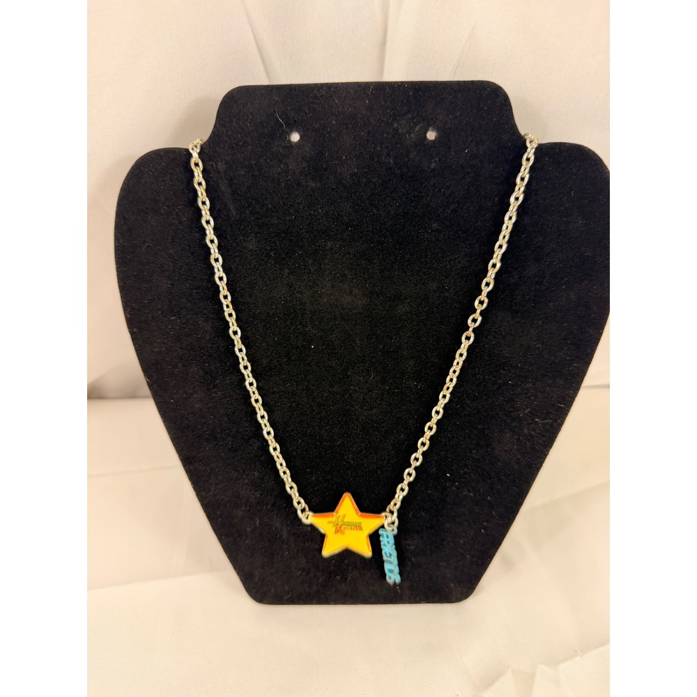 Disney Hannah Montana Necklace OS Silver Star Friends Pendant Y2K Disney Channel